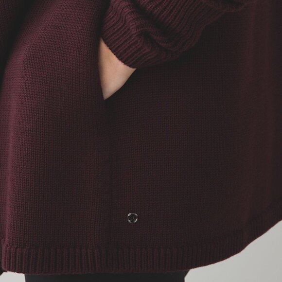 Lululemon Karmic Cocoon Merino Wool Wrap EUC Size 10 - Picture 6 of 6